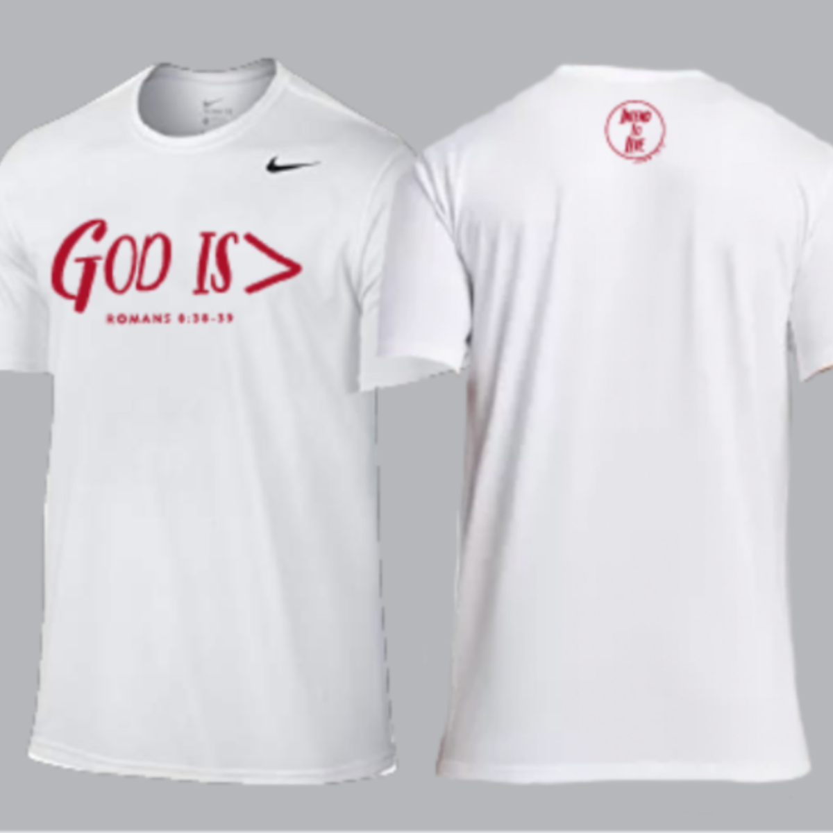 God is > Nike Running Shirt